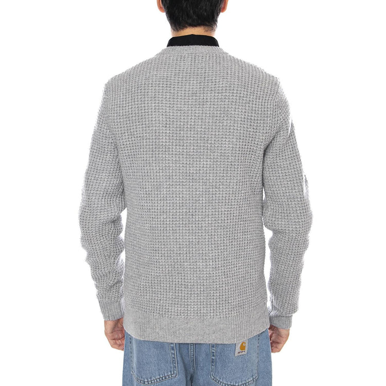 Presidio Crew Mid Tone Grey Heather Grey - Maglione Girocollo Uomo Grigio 003B6-0002 . LEVIS 