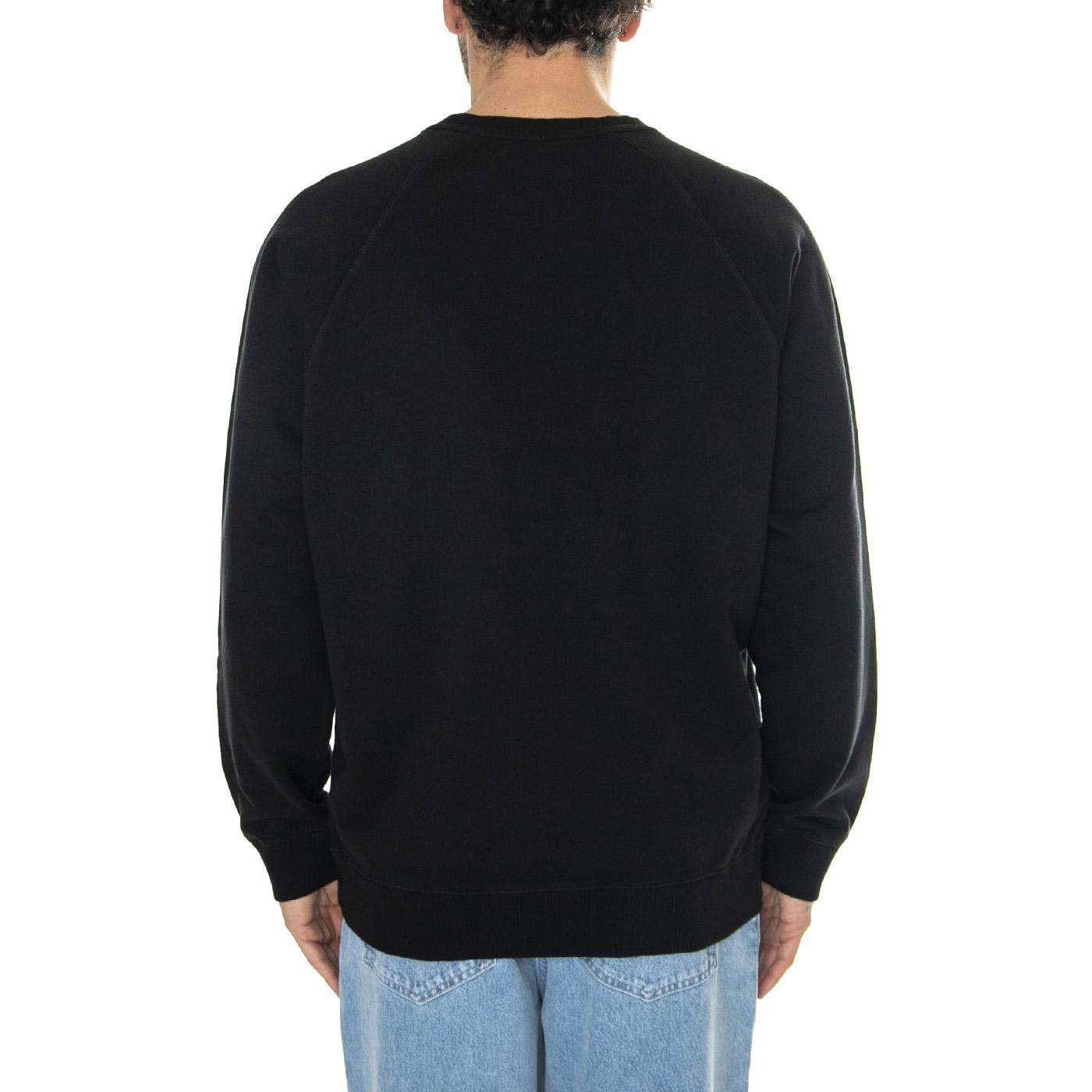Zazen Sweat Black - Felpa Girocollo Uomo Nera I033472.89.67.  EDWIN 