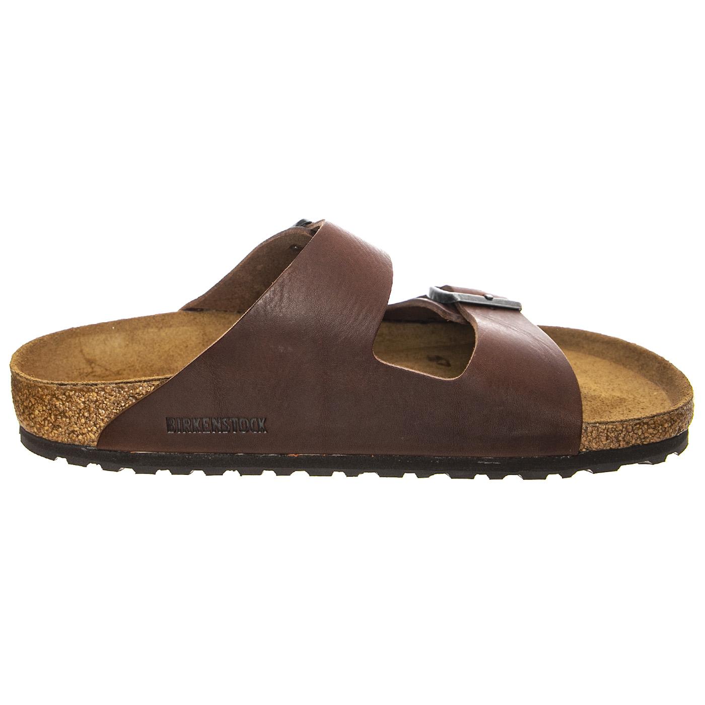 Arizona Vintage Wood Roast Natural Leather - Sandali Uomo  Marroni 1023129  BIRKENSTOCK 