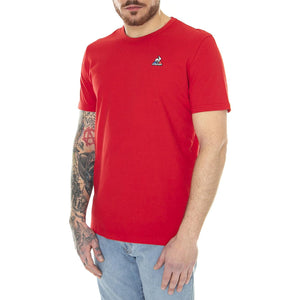 Essential Tee Red - Maglietta Girocollo Uomo Rossa 2120203  LE COQ SPORTIF 