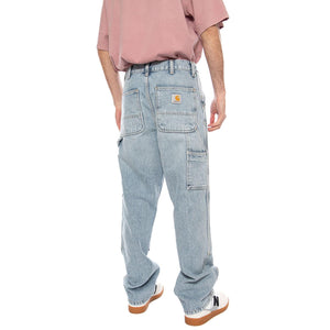Double Knee Pant Blue - Pantaloni Denim Jeans Uomo Blu I032699 01WU CARHARTT WIP 