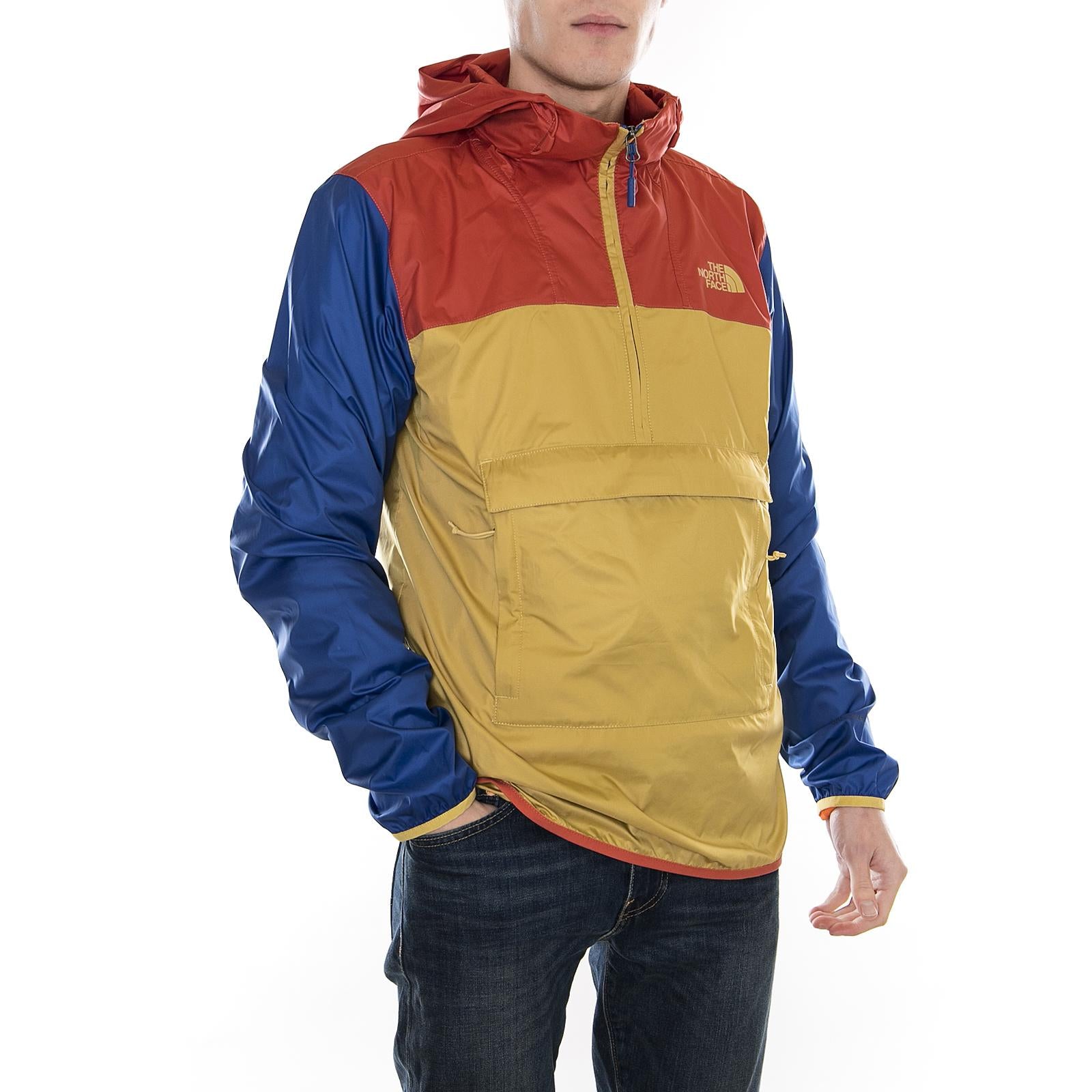 M FANORAK  OLIVENITE YELLO T93FZL3GU  THE NORTH FACE 