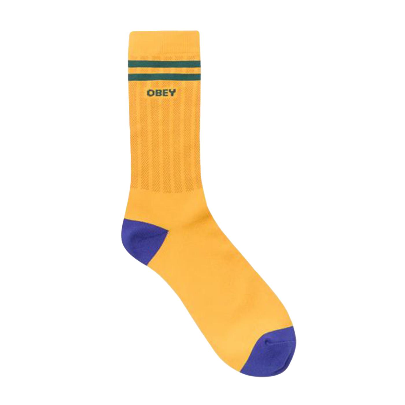 Obey Soccer Socks Gold / Green - Calzini Gialli 100260191 GDG OBEY 