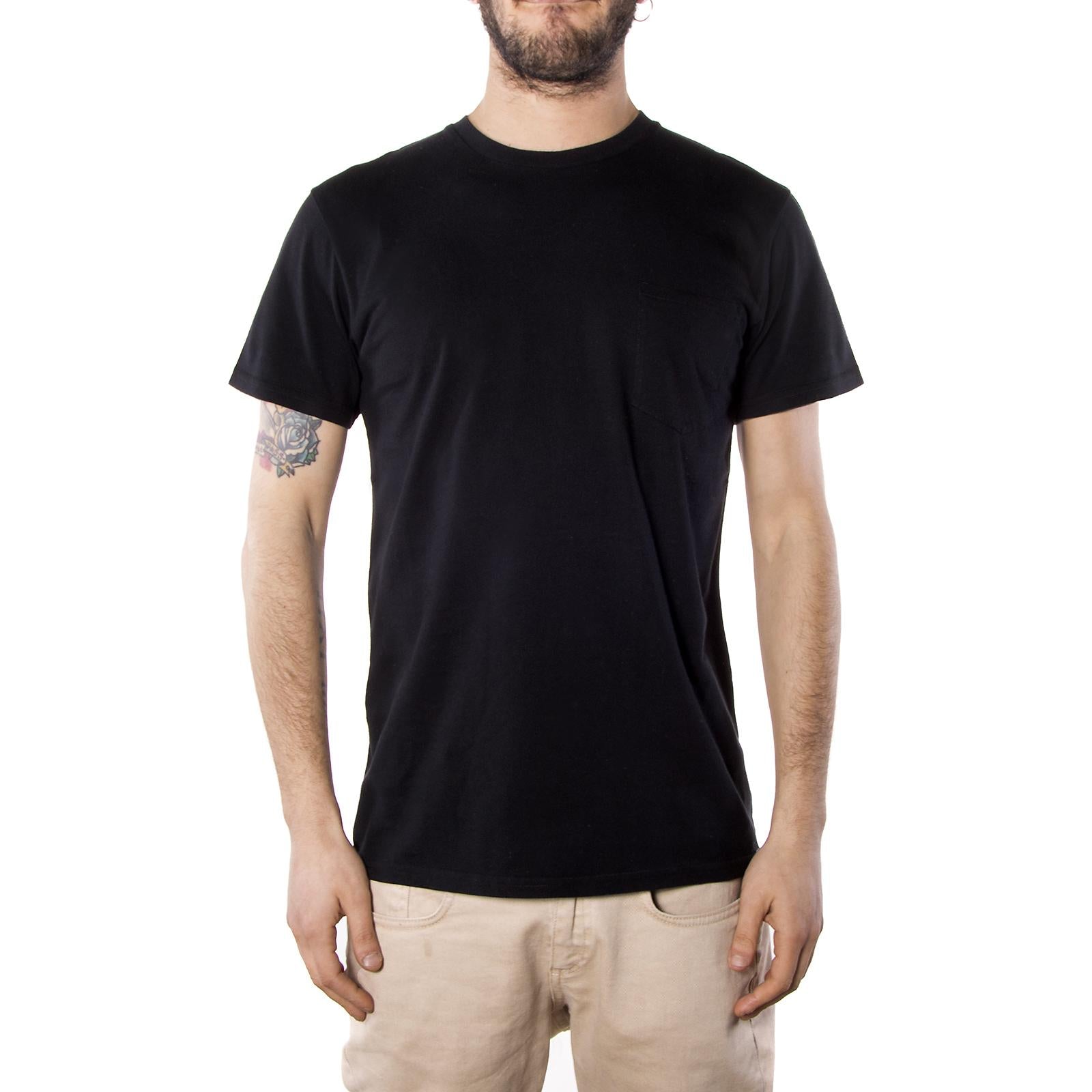 ED POCKET TS COTTON JERSEY BLACK SNEDI022343-BLK  EDWIN 