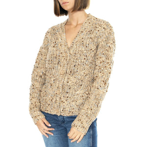Chaqueta Punto Arena - Cardigan Donna Beige 15120018  MD'M 
