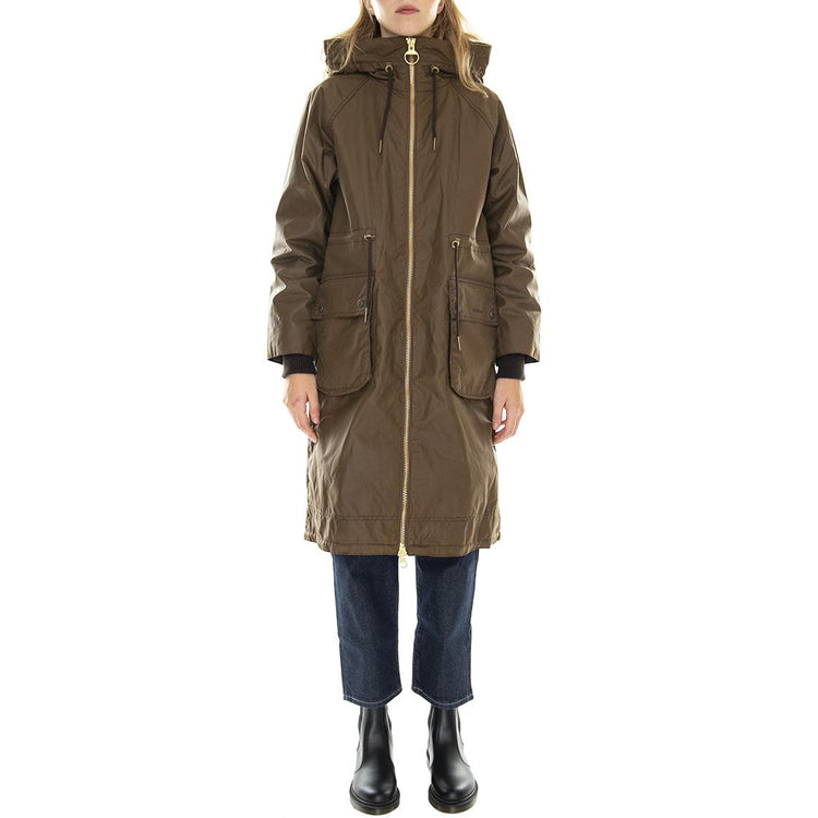 Brinian Wax Bark - Giacca Invernale Donna Marrone 222MLWX1265-BR31  BARBOUR 