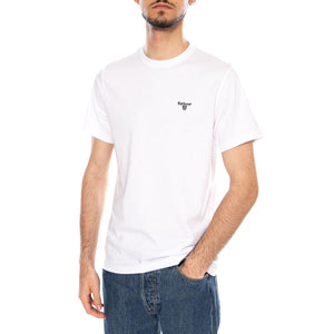 ESSENTIAL SPORTS TEE - Maglietta Girocollo Uomo Bianca MTS0331 WH11 BARBOUR 