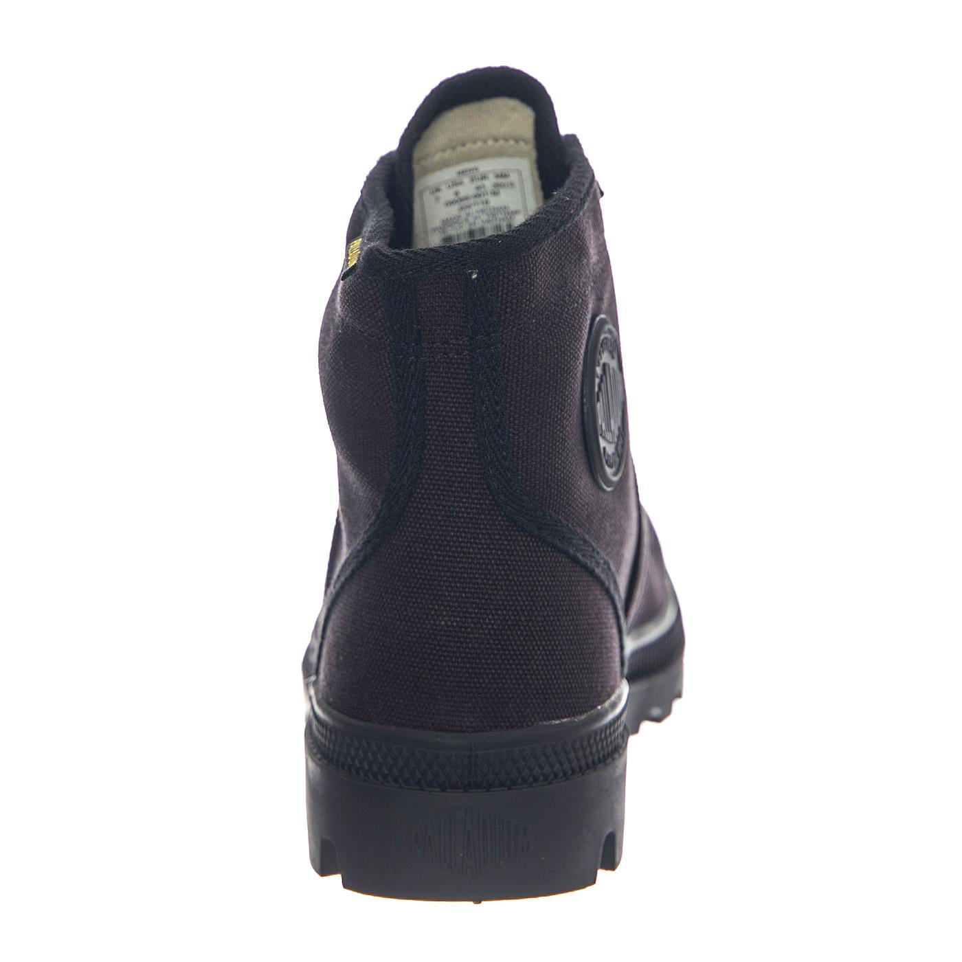 Pallabrousse Black / Black - Scarpe Profilo Alto Uomo Nere PAS00069-001-M  PALLADIUM 