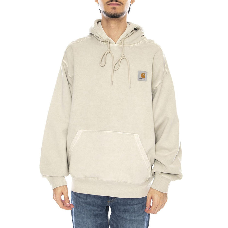 Hooded Vista Sweat Fleur De Sel - Felpa con Cappuccio Uomo Beige I029523.2LPGD . CARHARTT WIP 