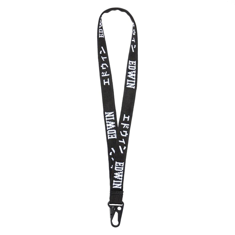 Lanyard Edwin Black - Portachiavi Nero EDWIN-BLK  EDWIN 