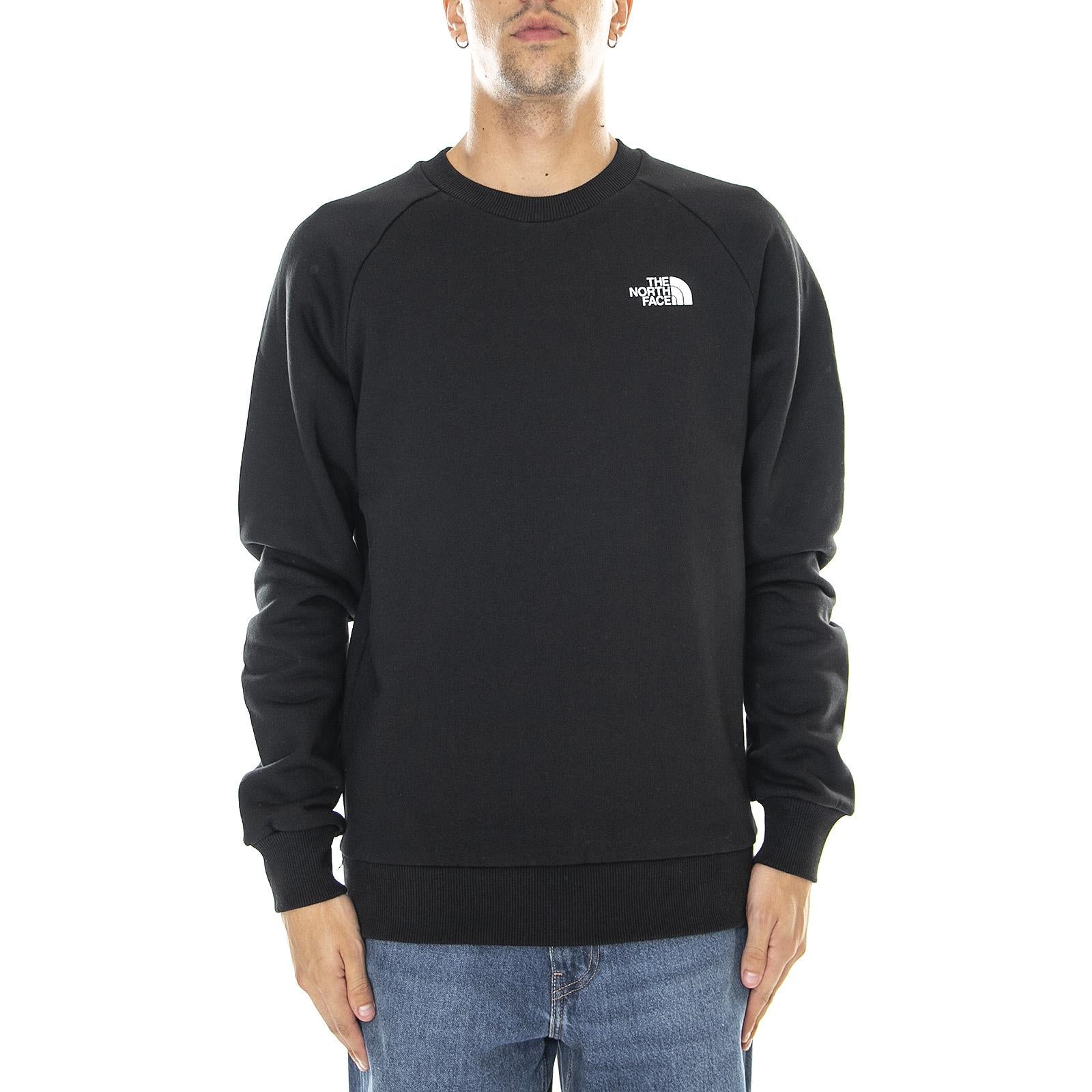 Raglan Redbox - Felpa con Cappuccio Uomo Nera NF0A4SZ9JK31  THE NORTH FACE 