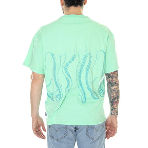 Octopus Octopus Tee Mint - Maglietta Girocollo Uomo Verde 23SOTS40-MINT  OCTOPUS 