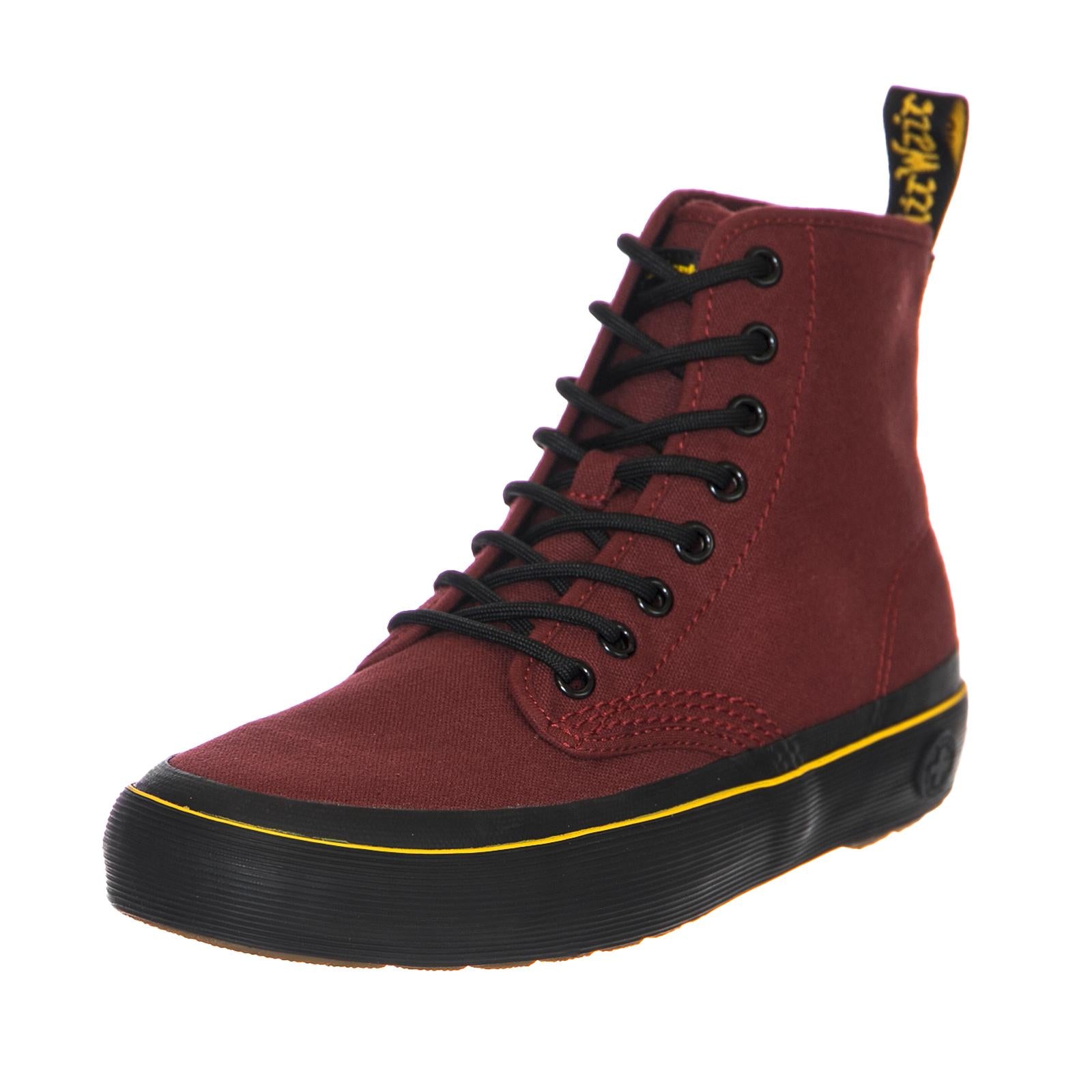 MONET CHERRY RED/ BLACK CANVAS DMSMONCBCV21968600  DR.MARTENS 