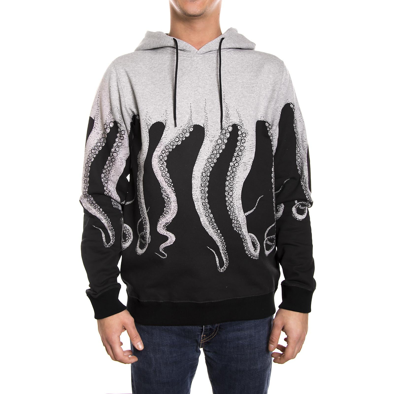 BLACK OCTOPUS HOODIE ORIGINAL LIGHT GREYE 76276_4  OCTOPUS 