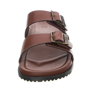 Wainscoatt Buckle Slide Cognac Leather - Sandali Uomo Marroni UGMWAIBSCLTH1119530M  UGG 