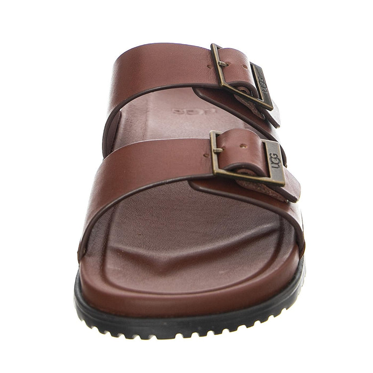 Wainscoatt Buckle Slide Cognac Leather - Sandali Uomo Marroni UGMWAIBSCLTH1119530M  UGG 