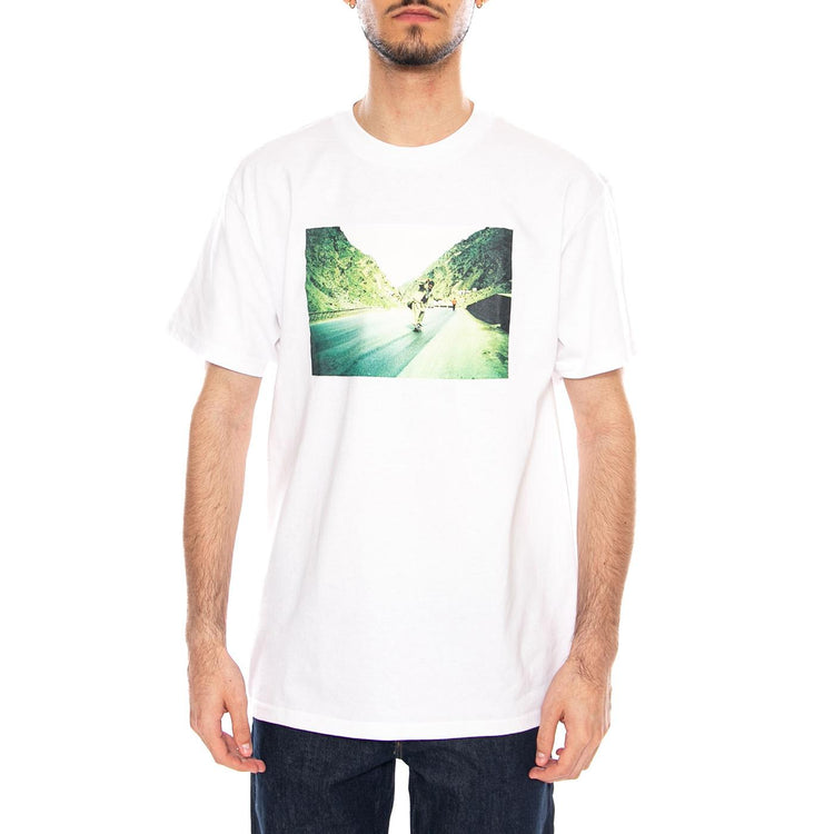 Skateistan / Obey Photo Tee White - Maglietta Girocollo Uomo Bianca 165264403 WHT OBEY 