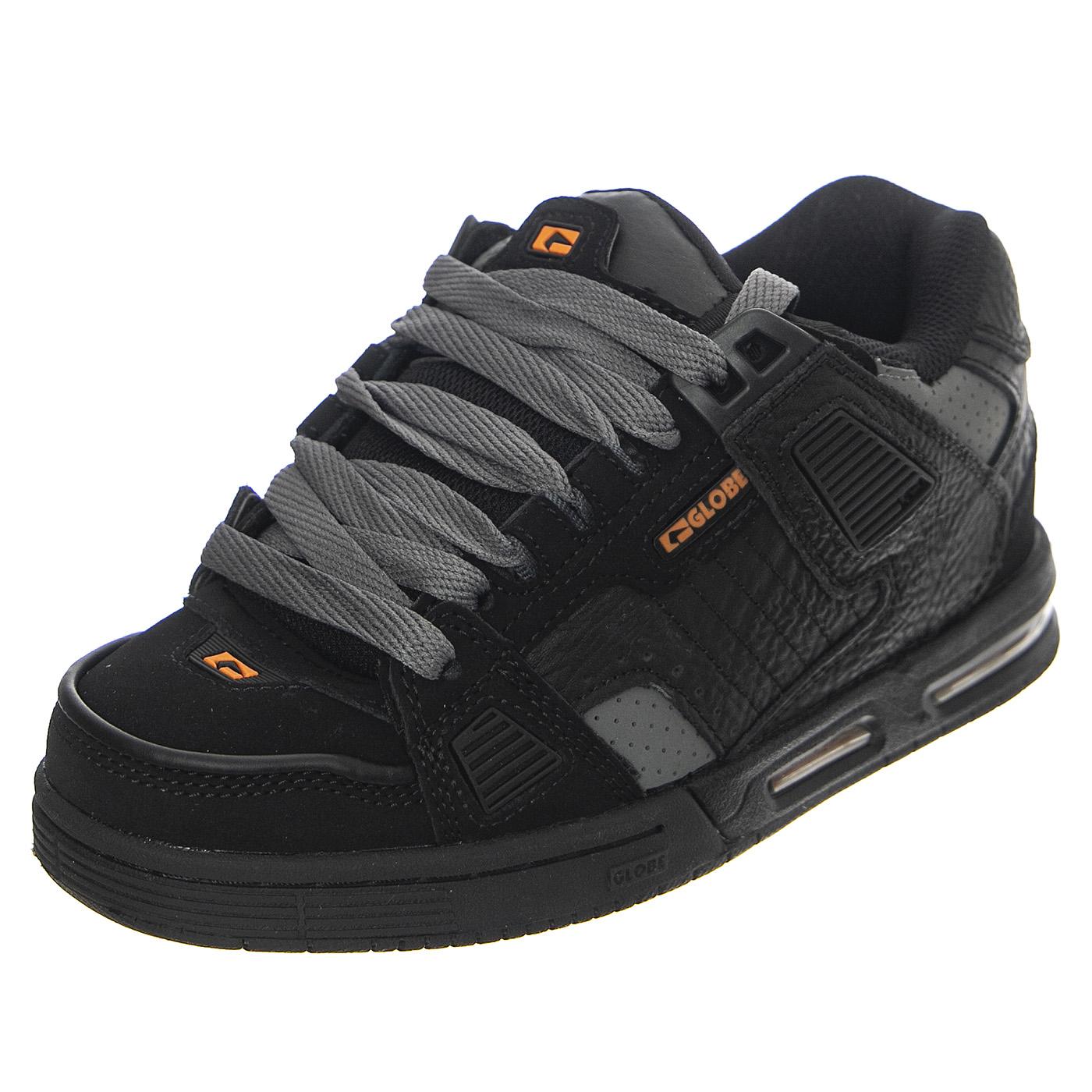 M' Sabre Black / Orange - Scarpe Stringate Profilo Basso Uomo Nere GBSABR-10194  GLOBE 