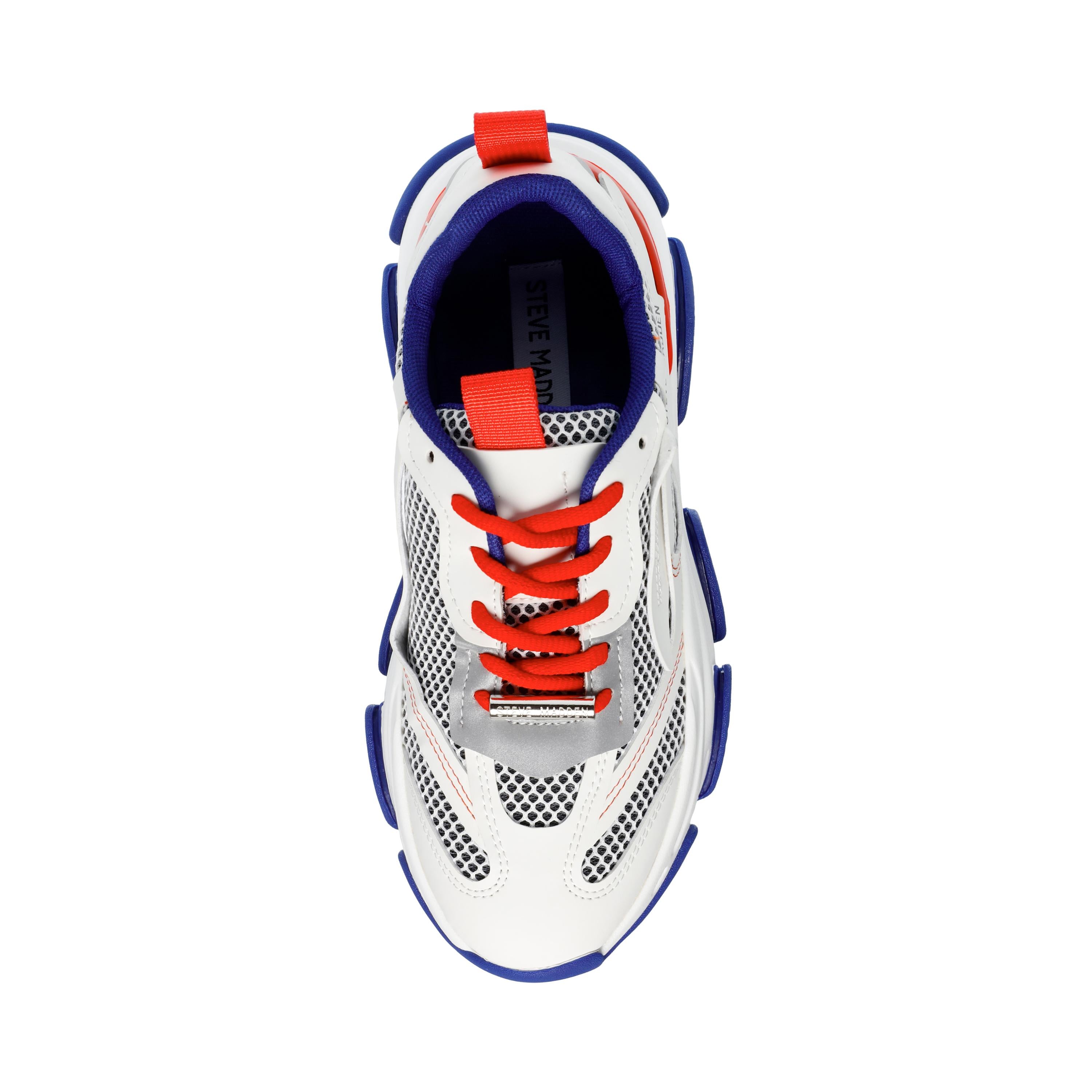 Possession Blue / White - Scarpe Stringate Profilo Basso Donna Blu / Bianche SMPPOSSESSION-BLU  STEVE MADDEN 