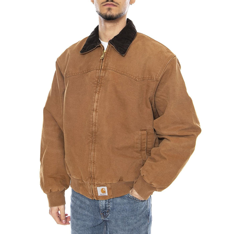 OG Santa Fe Jacket - Giacca Uomo Marrone I036240 00SB7 CARHARTT WIP 