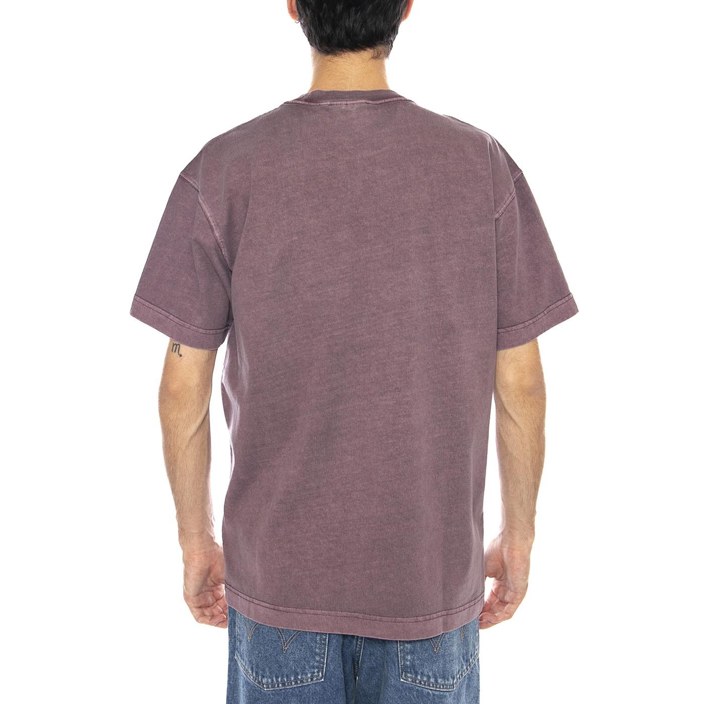 S/S Vista T-Shirt Phlox - Maglietta Girocollo Uomo Grigia I030780.33IGD . CARHARTT WIP 