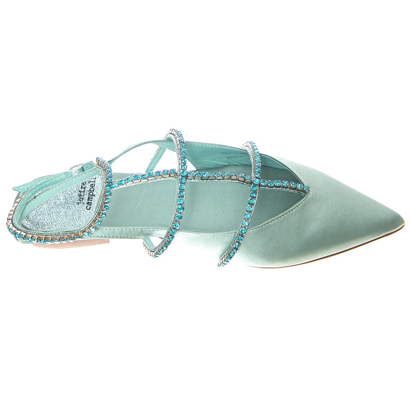 W' Pristina-Torquoise Saint Combo - Sandali Donna Turchesi JCR2P-150A  JEFFREY CAMPBELL 