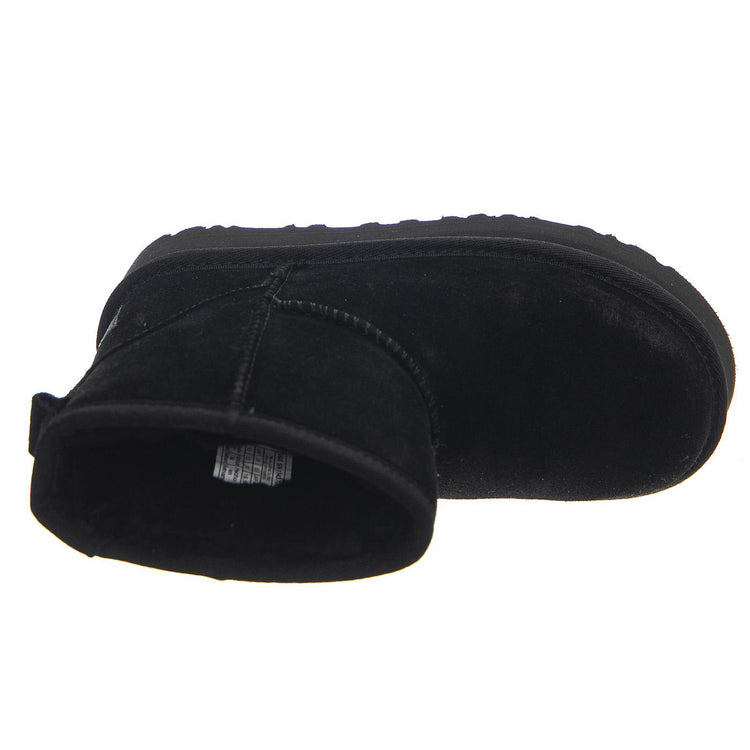Mount Hope Fleece Black - Stivaletti Bambini Neri 1143700K-BLK  UGG 