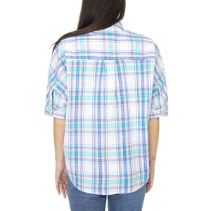 Relaxed One Pocket Shirt Plum Purple - Camicia Maniche Corte Donna Multicolore L51ASTA39  LEE 