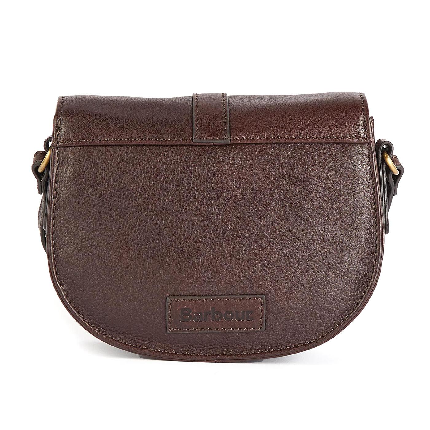 Laire Leather Saddle Bag Dark Brown - Borsa a Tracolla Marrone 222MLBA0349-BR71  BARBOUR 