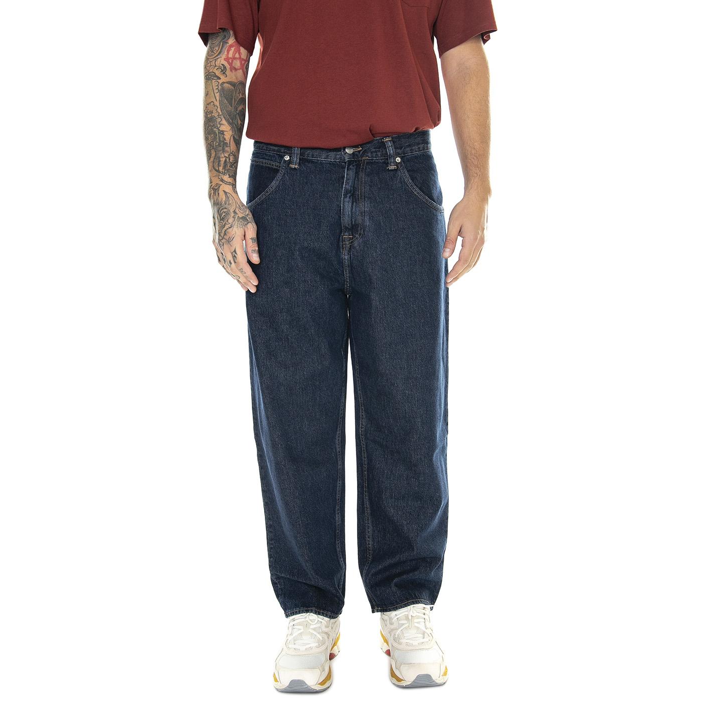 Tyrell Pant Dark Marble Wash - Pantaloni Uomo Blu I032557.01.I9.28  EDWIN 