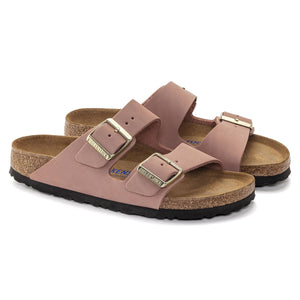 Arizona SFB Old Rose Nubuck Leather - Sandali Donna Rosa 1024219  BIRKENSTOCK 