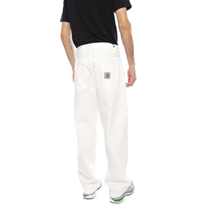 Brandon Pant - Pantaloni Uomo Bianchi I035893 0202 CARHARTT WIP 