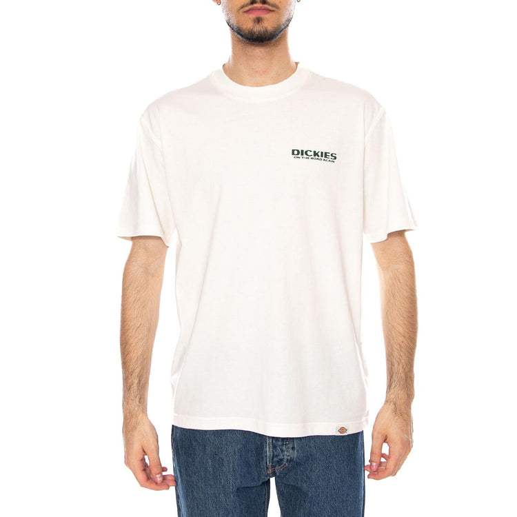 Burns Tee SS Egret - Maglietta Girocollo Uomo Bianca DK0A87QIC481 . DICKIES 