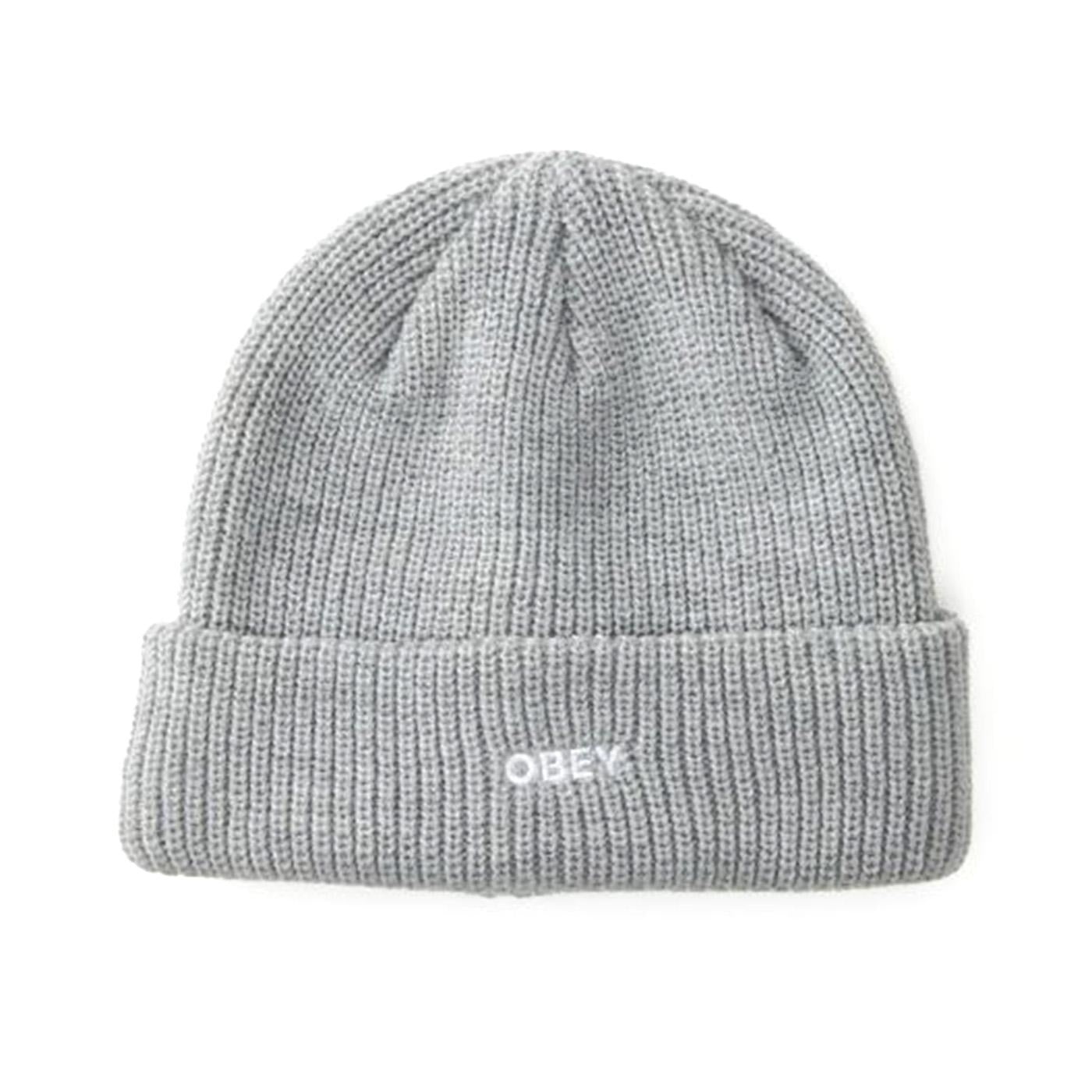Future Beanie Heather Grey - Cappellino Grigio in Maglia 100030163 HEA OBEY 