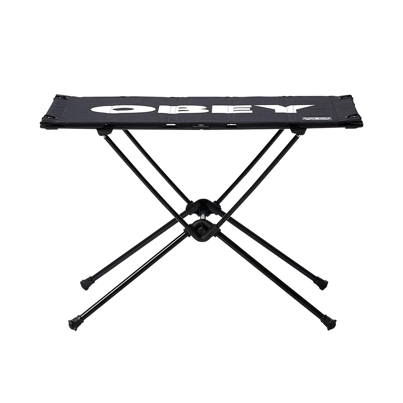 OBEY x HELINOX Table One Hard Black - Tavolo Pieghevole Nero 36218-BLK  OBEY 