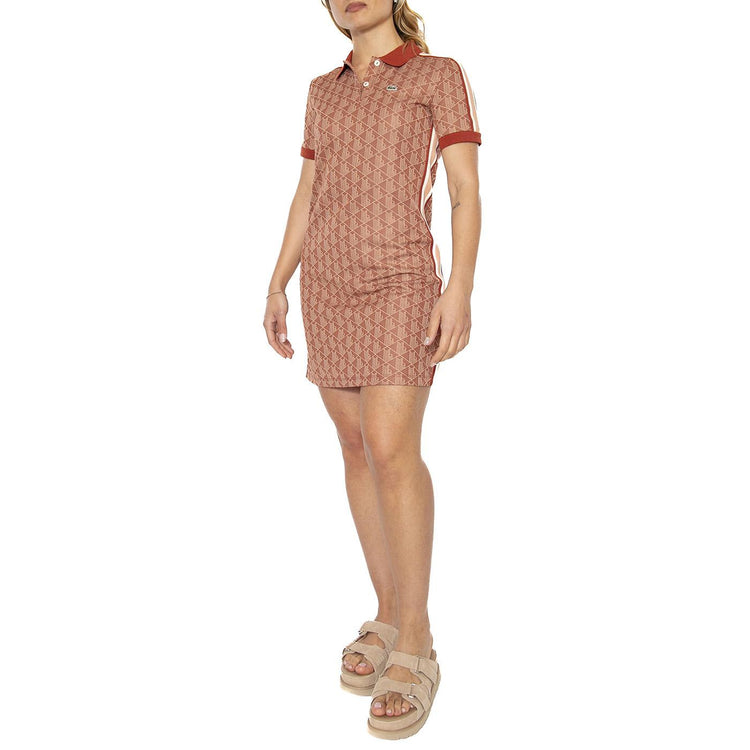 Abitino GTI Brown Dress - Abito Donna Marrone EF2655-GTI  LACOSTE 