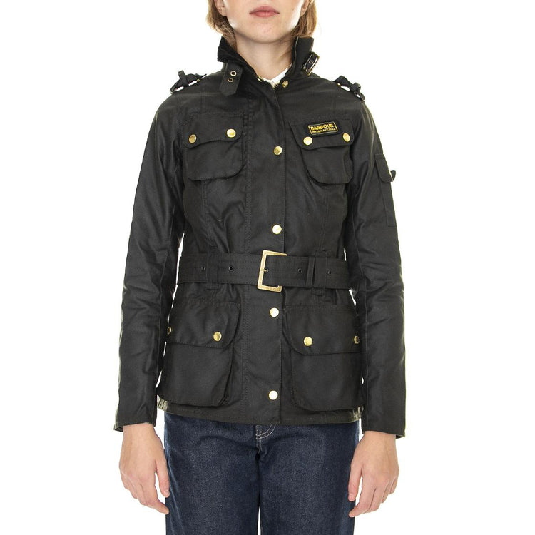 Ladies International Olive - Giacca Invernale Donna Marrone LWX0003OL92  BARBOUR INTERNATIONAL 
