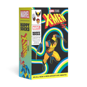 Marvel 3-Pack Gift Set Yellow - Set da Tre Paia di Calzini Multicolore P003493-YELLOW  HAPPY SOCKS 