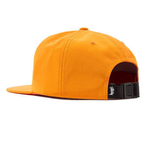STOCK RUBBER PATCH CAP ORANGE 131786-ORANGE  STUSSY 