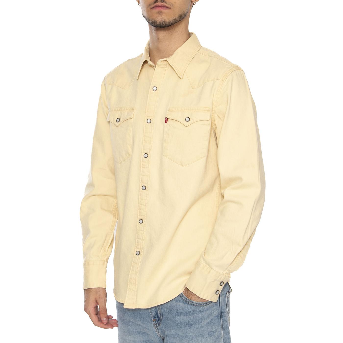 Barstow Western Standard Grass Is Green - Camicia Uomo Beige 85744-0102  LEVIS 