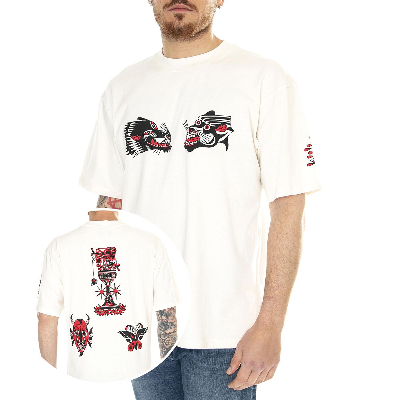 Teide Flash TS Whisper White - Maglietta Girocollo Uomo Bianca I033590.WHW.67.  EDWIN 