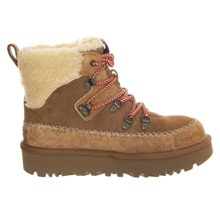 W Classic Alpine Lace-Up Chestnut - Stivali Donna Marroni UGSCALPLCHE1158271W  UGG 