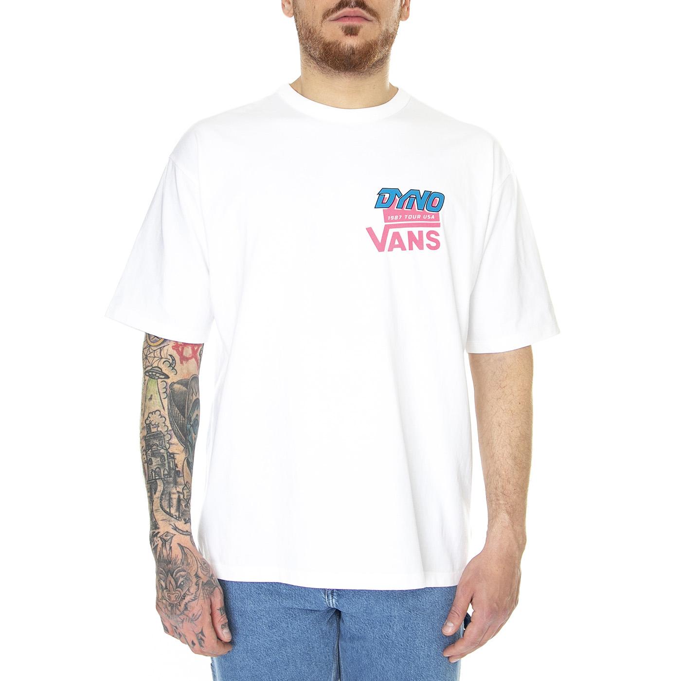 Our Legends Poster SS Tee Dyno White - Maglietta Girocollo Uomo Bianca VN0008D9WHT1  VANS 