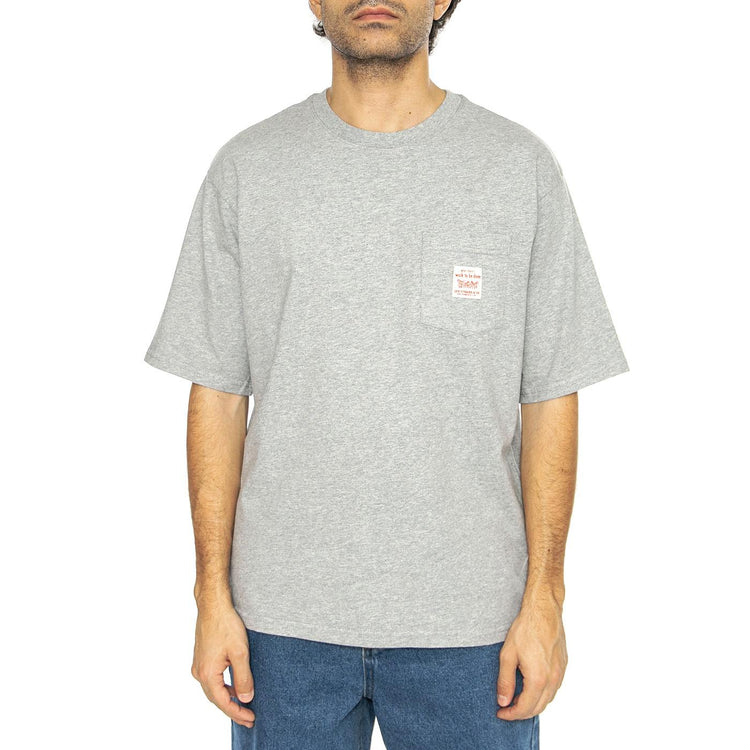 SS Workwear Tee Mid Tone Grey Heather - Maglietta Girocollo Uomo Grigia A5850-0003  LEVIS 