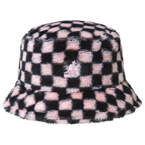 Faux Fur Bucket Pepto Check - Cappello Multicolore K4370-PC629  KANGOL 