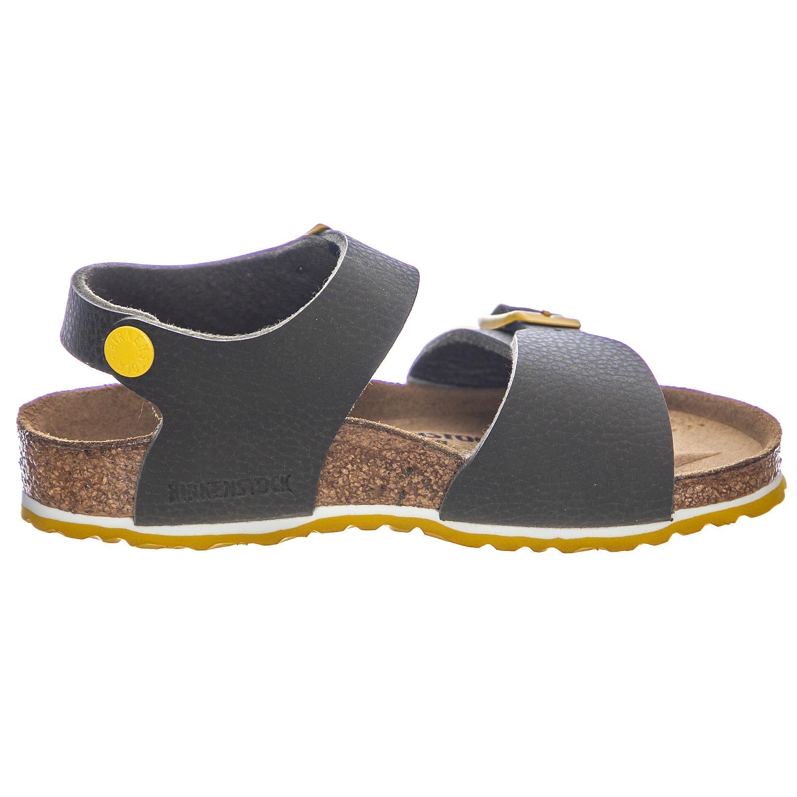 Kids New York Kids Birko Flor Desert Soil / Vibrant Gray Sandals - Regular Fit 1015754  BIRKENSTOCK 
