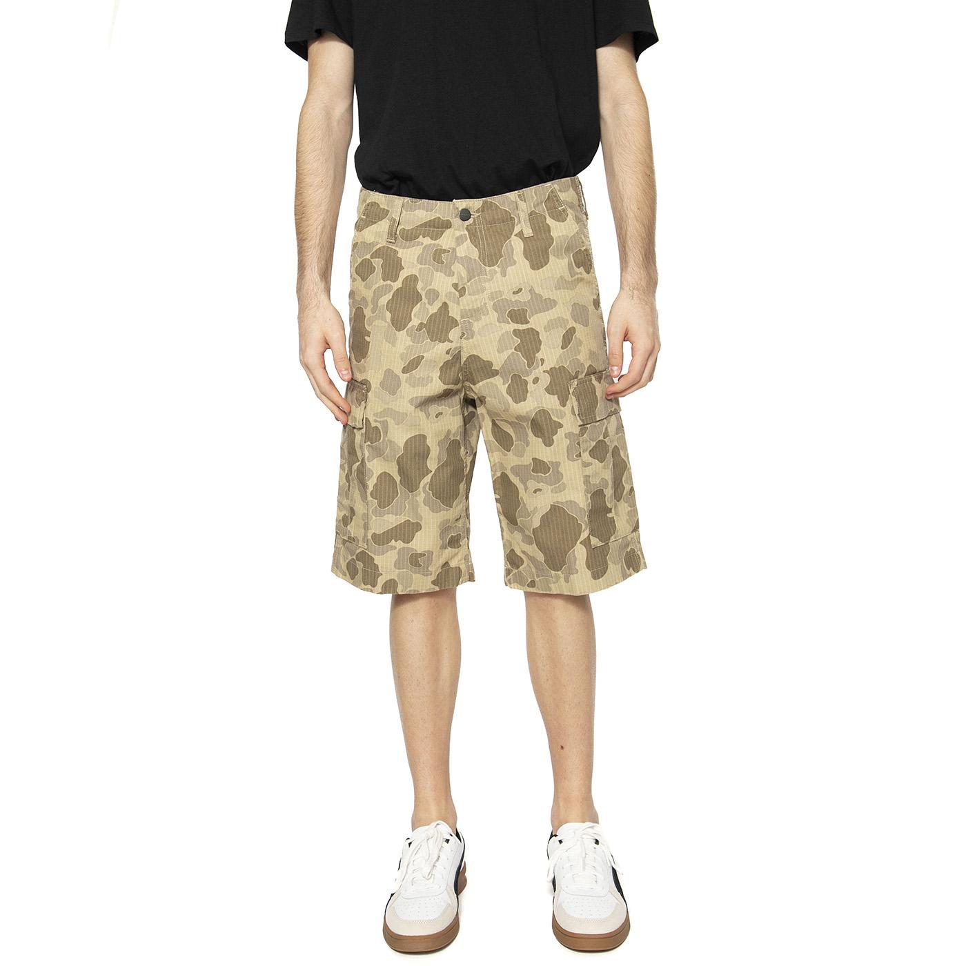 Regular Cargo Short Camo Duck, Desert - Bemruda Uomo Multicolore I015999.2R402  CARHARTT WIP 