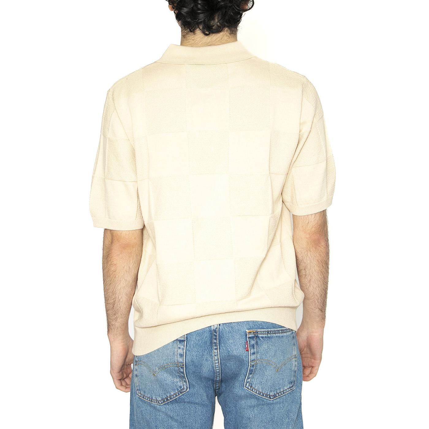 S/S Checker Polo Fleur De Sel - Polo Uomo Beige I034535.2LPXX  CARHARTT WIP 