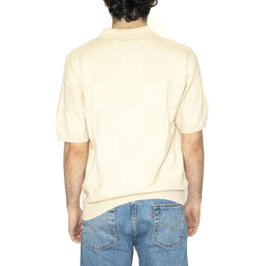S/S Checker Polo Fleur De Sel - Polo Uomo Beige I034535.2LPXX  CARHARTT WIP 