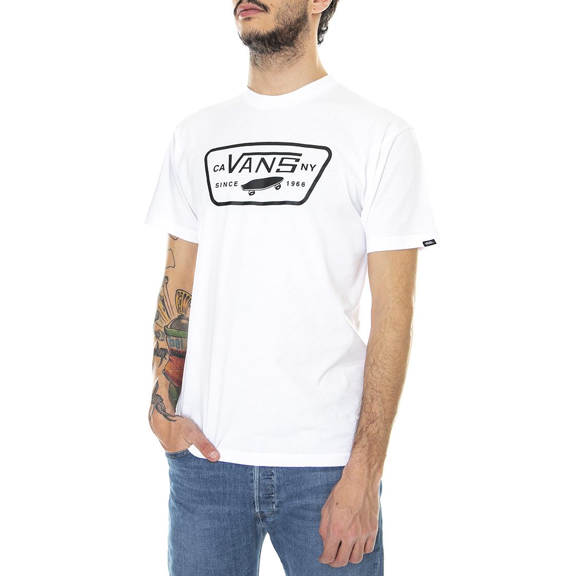Mens Full Patch White T-Shirt V00QN8YB2  VANS 